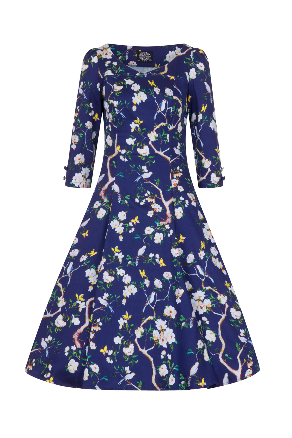 Enchanted Garden Floral Swing Dress